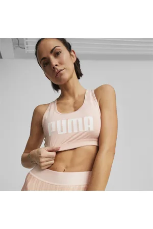 PUMA Training Granola strappy sports bra in pink