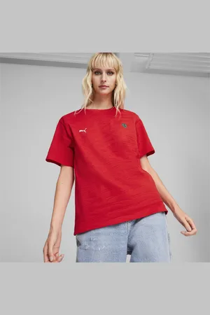 The latest collection of red t-shirts for women