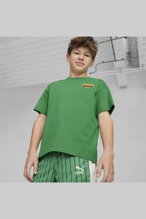PUMA FOR THE FANBASE Youth Graphic Relaxed Fit T-shirt