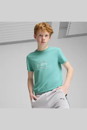 PUMA Mercedes-AMG Petronas F1Â® Logo Youth Motorsport Tee