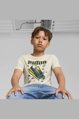 PUMA LOGO LAB Graphic Youth Tee