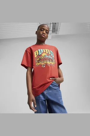 PUMA Graphics Youth Relaxed Fit Tee
