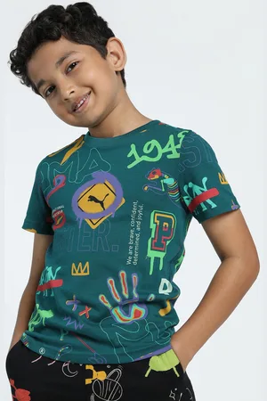 PUMA Classics Drip Printed Youth Tee
