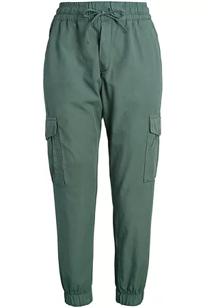 Green Cargo Pants Womens size 10 Green Cotton  Depop