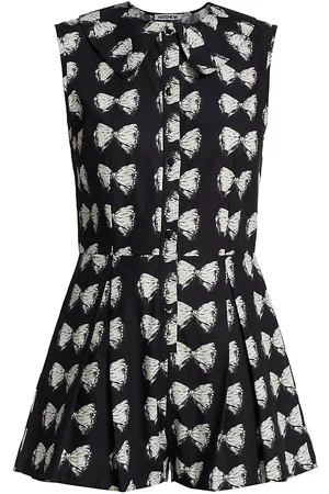 BATSHEVA Women Jumpsuits - Tess Cotton Bow Romper