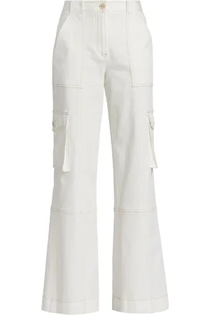 Myla White Cargo Trousers