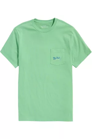 Vineyard Vines Graduation Whale Short Sleeve Pocket Tee in White