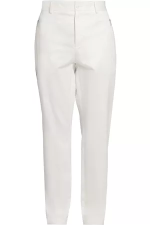 PIECES White Stretchable Regular Waist Jeggings ($46) ❤ liked on Polyvore  featuring pants, jeans, bottoms… | White slim fit pants, White jeggings,  Slim fit trousers