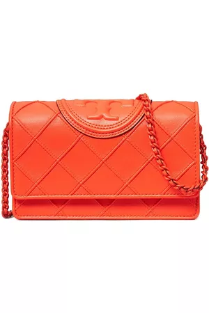 Tory Burch Kira Moto Mini Quilted Chain Wallet