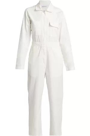 Rivet Utility Women Jumpsuits - Looker Cotton Canvas Crop Jumpsuit