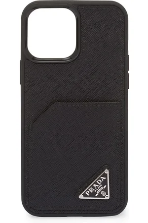 Prada triangle-logo AirTag Holder - Farfetch