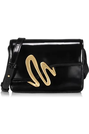 Patent leather crossbody bag