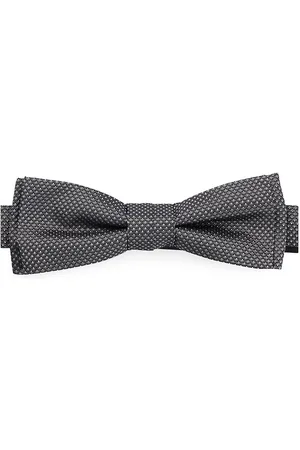 Louis Vuitton Silk Monogram Bow Tie - Black Bow Ties, Suiting