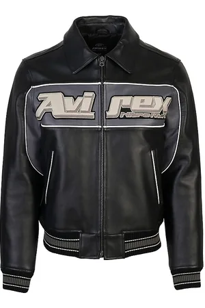 Avirex Game Day Nappa Leather Jersey - Varsity Blue