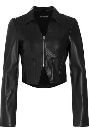 ROMI  Leather Corset Jacket – LAMARQUE