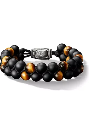 David Yurman Men's Two-Row Spiritual Beads Bracelet