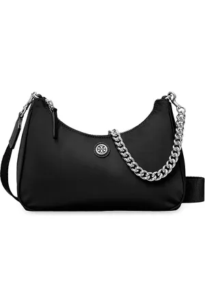 T Monogram Grommet Mini Crescent Bag: Women's Handbags, Crossbody Bags