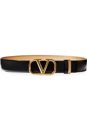 Reversible Vlogo Signature Belt In Grainy Calfskin 30 Mm by