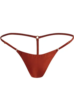 Kiki de Montparnasse Women's Coquette Lace Thong - Red - Size Medium