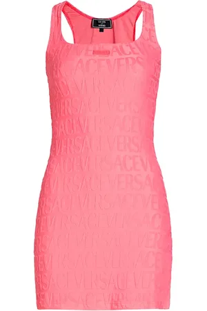 La Greca Terry Minidress in Pink - Versace