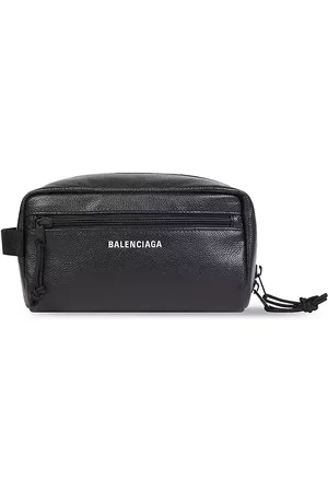 Balenciaga Xs Everyday Logo Print Camera Bag In Acid Pink Black