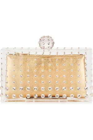 Transparent Clear Acrylic Square Box Clutch Purse Bag With Resin Short  Handle & Gold Metal Chain Strap - Buy Transparent Clear Acrylic Bag,Acrylic