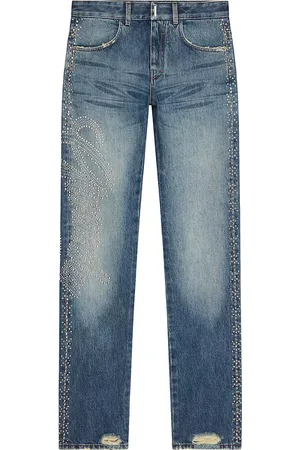 Givenchy 4g Monogram New Slim Jeans - Blue