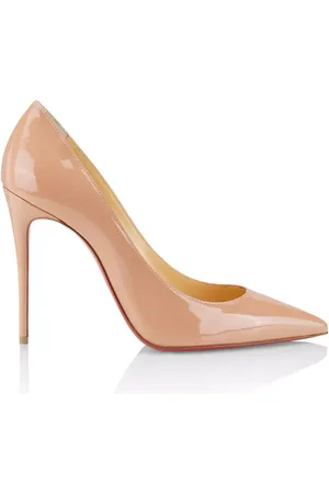 CHRISTIAN LOUBOUTIN Kate 100 iridescent leather pumps