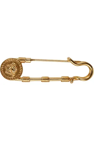 Versace Gold Medusa Tie Pin in Metallic for Men