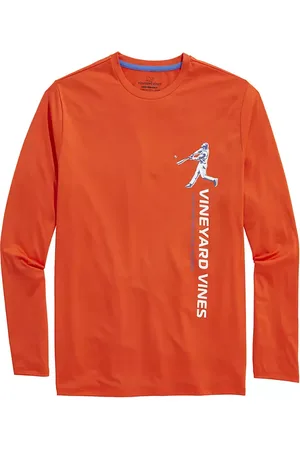  vineyard vines Boys' Fast Pitch Baseball Long-Sleeve