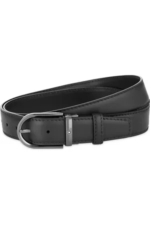 Mont Blanc Buckle Leather Belt - Size 38inches – Luxe Marché India