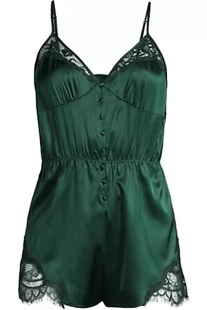 FLEUR DU MAL Women Jumpsuits - Stretch-Silk Romper