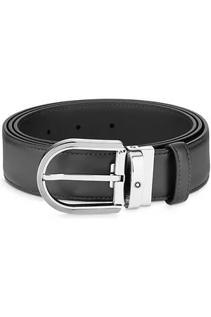 Mont Blanc Buckle Leather Belt - Size 38inches – Luxe Marché India