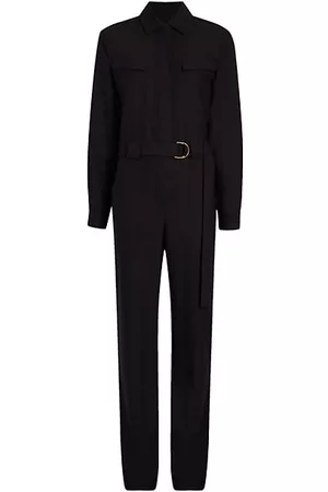 Another Tomorrow Women Jumpsuits - Relaxed Utility Jumpsuit