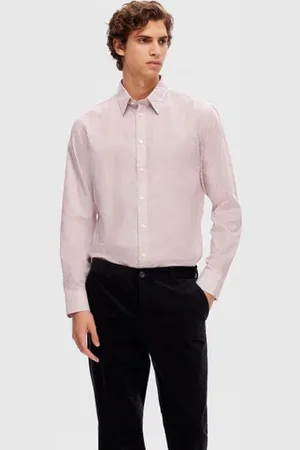 SELECTED White Printed Full Sleeves Shirt