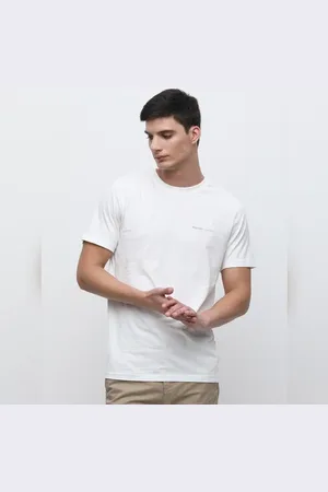 SELECTED White Graphic Print T-shirt