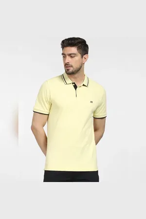 SELECTED Yellow Polo T-shirt