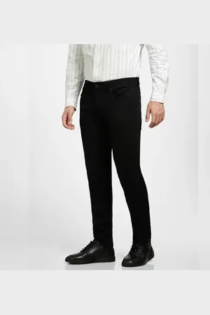 SELECTED Black Organic Cotton Leon Slim Jeans