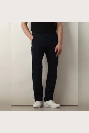 SELECTED Navy Blue Mid Rise Slim Fit Chinos