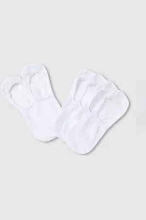 SELECTED White Pack Of 3 No-Show Socks
