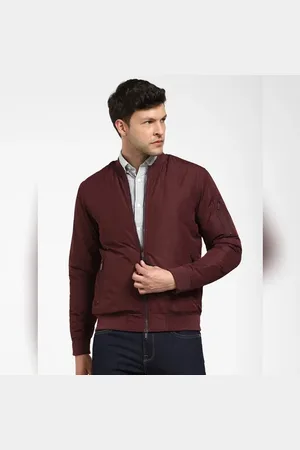 SELECTED Burgundy Bomber Jacket