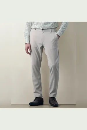 SELECTED Beige Mid Rise Slim Fit Chinos