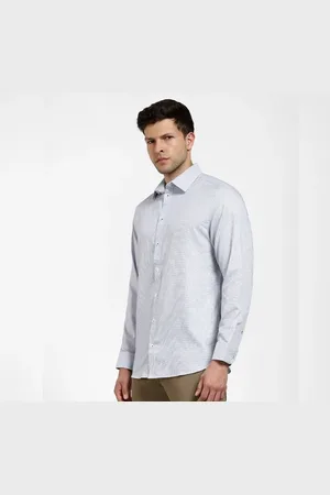 SELECTED White Check Full Sleeves Shirt