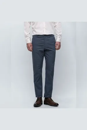 SELECTED Blue Mid Rise Slim Fit Pants