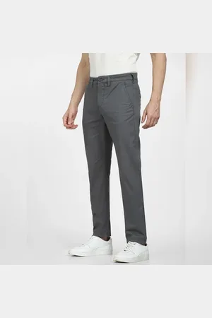 SELECTED Dark Grey Mid Rise Slim Fit Pants