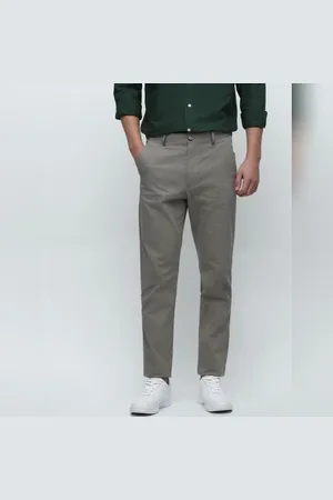 SELECTED Beige Mid Rise Slim Fit Pants