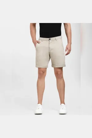 SELECTED Beige Mid Rise Shorts
