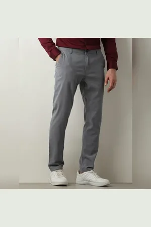 SELECTED Blue Mid Rise Slim Fit Chinos