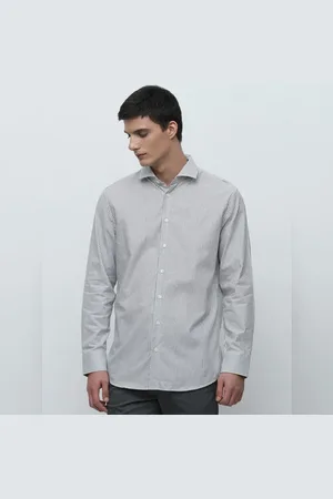 SELECTED Blue Striped Full Sleeves Shirt