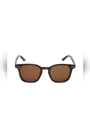 SELECTED Brown Printed Sunglasses